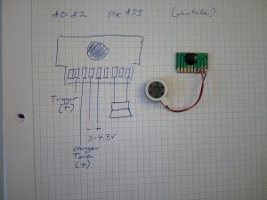 PX835 8082 sound effect chip board pinout