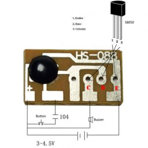 HS-088 8087 and PX088A 8088 sound effect chip board pinout