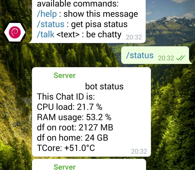 sending Telegram messages from bash scripts